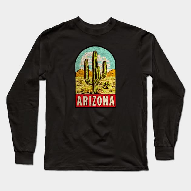 Arizona Long Sleeve T-Shirt by Midcenturydave